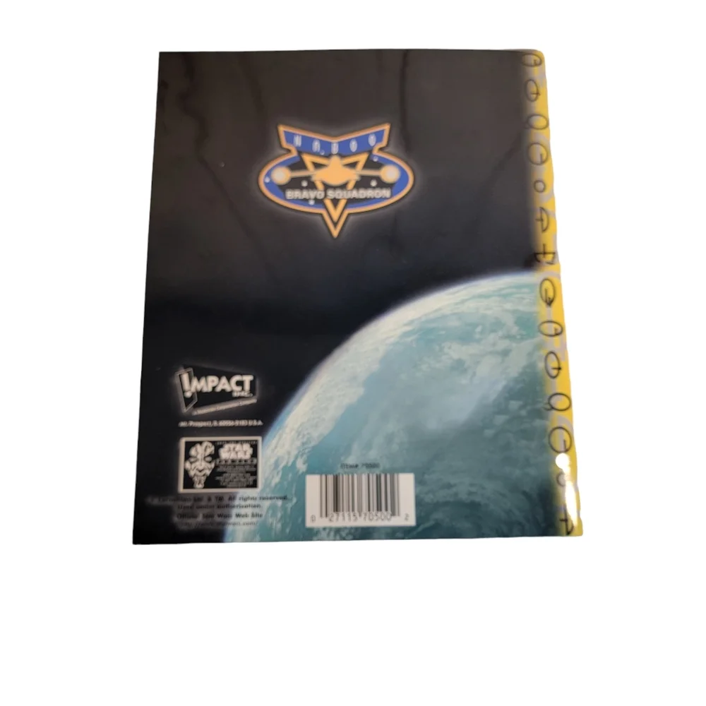Star Wars Episode 1 Phantom menace, 2000s Printed School Folder Lot of 2